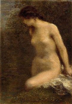亨利 方丹 拉圖爾 Small Brunette Bather 亨利 方丹 拉圖爾 Small Brunette Bather